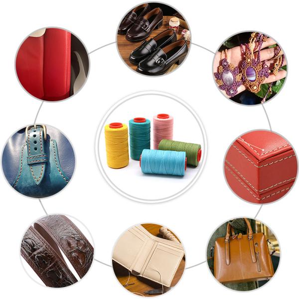 110g round waxed thread for leather DIY 100 colors 1.0mm sewing hand stitching