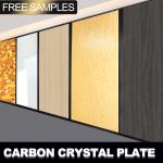 Modern 5MM Bamboo Carbon Fiber Metal Wall Panels For Interior Decoration