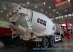 Hydraulic 10 Cbm Cement Mixer Truck HOWO T7H 360 Hp 6X4 ZF Reducer