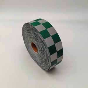 High Durability Reflective Fabric With Printed Checks On