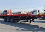 Container Flatbed Truck Trailer 60t Semi 3 Axles 40FT Feet