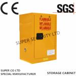 Fire Resistant Yellow Chemical Storage Cabinet , Flame Proof Cabinets Dangerous