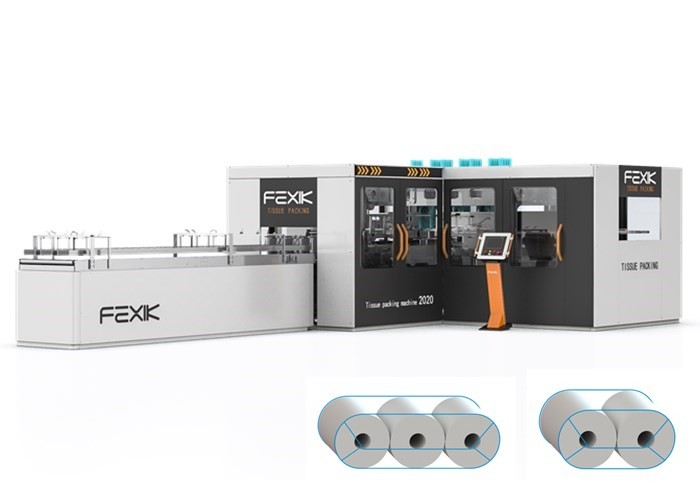 ISO CE 200packs/Min 1 Layer HMI Toilet Paper Roll Machine