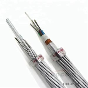 China OPGW fiber optical cable electrico compuesto bajo voltaje Composite Low Voltage Electric ground wire center tube factory