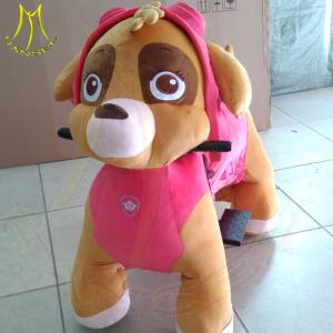China Hansel entertainment games stuffed walking plush electric animal car factory