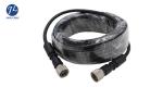 Black 6 Pin Mini Din S Video Cable Extension For Mobile CCTV Camera System