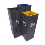 Receptacle 400mm 40L Multi Compartment Trash Bin