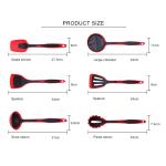 Silicone Kitchen Utensil Set Cookware BPA Free Cooking Tools And Equipments