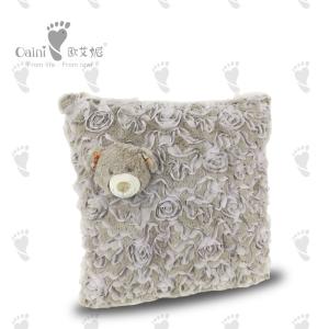 China Warm Lovely Plush Pillow Cushion Animal Loveable Soft Teddy Bear Cushion factory