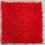 25mm Red Artificial Fake Tennis Grass Low Maintenance Multi Functional Astro