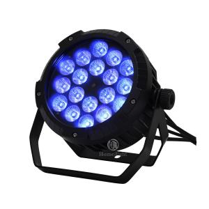 China Stage Waterproof LED Par Light 18pcs RGBW 4in1 Outdoor LED Par Can For Party Wedding Disco factory