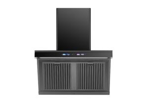 China Electric Wall Mount Ducted High-end Cooker Hood With Silver Or Metal Painted Finish 3 Speeds And Low Noise Level VX7 factory