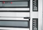 Industrial Commercial Kitchen Oven Double Deck Four Trays Gas Oven Baking