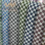 Embossed PU Glitter Leather Fabric Microfiber 1.0mm - 2.0mm Thickness