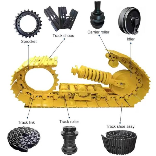 Replacement Roller Track Excavator OEM Digger Track Rollers For CAT E312 E320 E325 E329