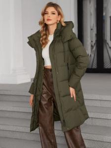 China Winter Season Cotton Jacket With Hood And Long Sleeve Functional Design factory