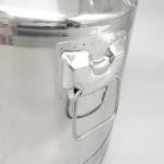 SS304 30L Milk Production Drawing Used Stainless Steel Milk Cans With Sealed Lid