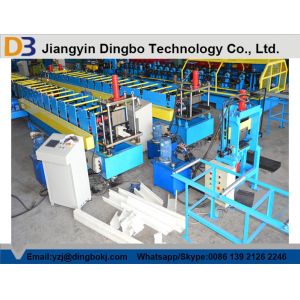 PLC Control Rain Gutter Making Machine With Embossing 5.5KW 12MPa Working