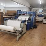 HEPA Filter Paper Knife Pleating Machine Stainless Steel 1250 mm Width