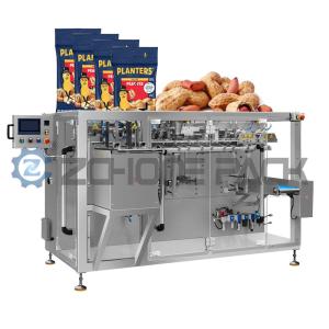 China Sachet Type Shaped Bag Material Packaging Machine Horizontal Premade Bag Granule Solid Food Packaging Machine factory