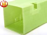 Anti UV Square Corflute Plant Guards Fireproof Light Green