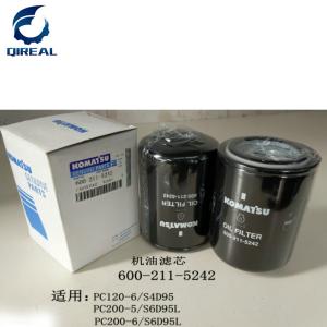 China PC200-5-6 Excavator Oil Filter Element 600-211-5242 factory