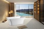 Rectangle Acrylic Free Standing Bathtub Simple Bath SP1842 CUPC Certified