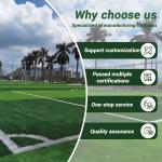 FIFA Quality Artificial Turf Anti-Slip Wear Resistant Low Friction Artificial