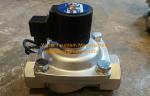 SS 304 Two Ways Solenoid Valve Water Fountain Accessories Underwater Type DC24V