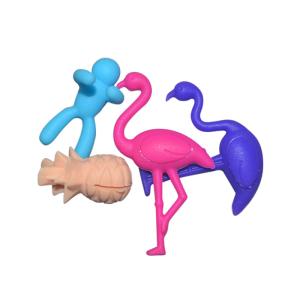China Animal Pattern Shape Silicone Wine Glass Charms Eco Friendly Customized Logo factory