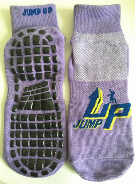 China Supply Bungee Jump Socks 25cm Polyester Anti-skid Non-Slippery Grip Socks