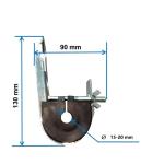 Round Cable Tension Clamp Self-supporting Wedge Suspension Clamp for Fibre Optic