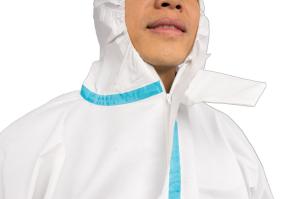 China Safety SF 50gsm Disposable Protective Coveralls factory