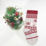 Christmas Knitted Stocking Decorative Christmas Accessory Reindeer Snowflake