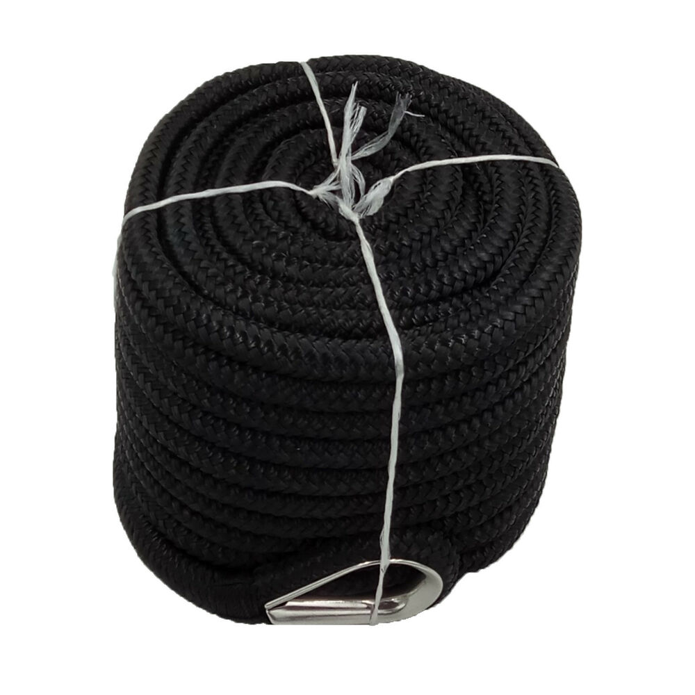 White Red Black 5mm Nylon Braided Rope for Strong and Durable Packaging Solutions
