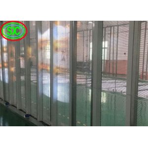 Advertising Panel Epistar Chip Transparent Led Curtain Screen transparent led