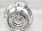 Rust Resistant 1.0mm 50 Litre Stainless Steel Milk Can Farm Sealed Storage