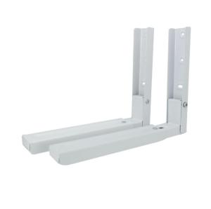 China Custom Support Stainless Steel Microwave Oven Wall Mount Bracket Kicthen Storage Shelf Bracket factory
