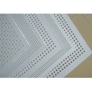 Perforated suspended Plaster Gypsum Ceiling Board Calcium Silicate Composite