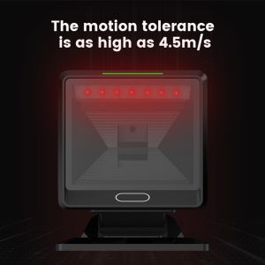 F Fixed 2D Desktop Omnidirectional Barcode Scanner Platform with Base Stand