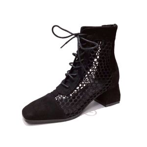 ZM001 Mesh Hollow Boots Children'S 2020 Autumn And Winter New Net Red Sandals