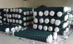 vinyl fence,PVC coated Chain Link Fence, Commercial fencing