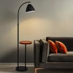 Coffee table floor light Nordic modern sofa side metal creative marble bedside