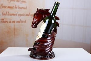 China The horse wine rack Home decoration Gift gift on sale