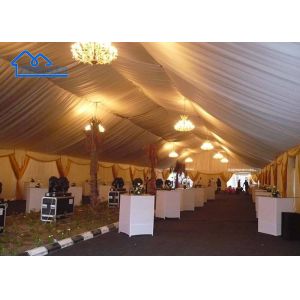 China Could Custom Luxury White Indoor Party Tent With Linings And Curtains on sale