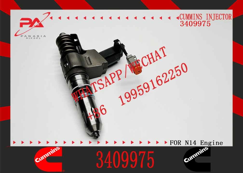 Common Rail Diesel Fuel Injector 3411760 3081315F 3409975 For Cummins QSN14 N14