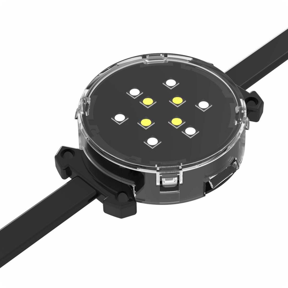 led point lighting source emitting aluminum track chips RGB