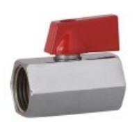 China Threaded Connection Brass Ball Valve With Iron Handle Material factory