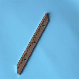 China Artos Finishing Spares Stenter Pin Bar Needle Plate Cs Needle Copper Material Plate 39 Pins Standard Size factory