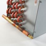 Aluminum Finned Fridge Freezer Condenser Coils copper R22 Evaporator